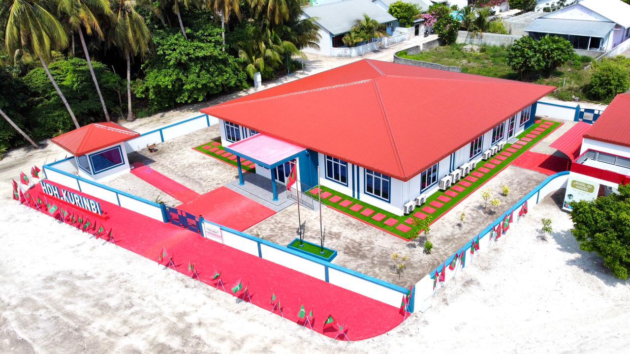 ތިލަދުންމަތީ ދެކުނުބުރީ ކުރިނބީ ކައުންސިލް އިދާރާގެ އައު އިމާރާތް ހުޅުވައިފި