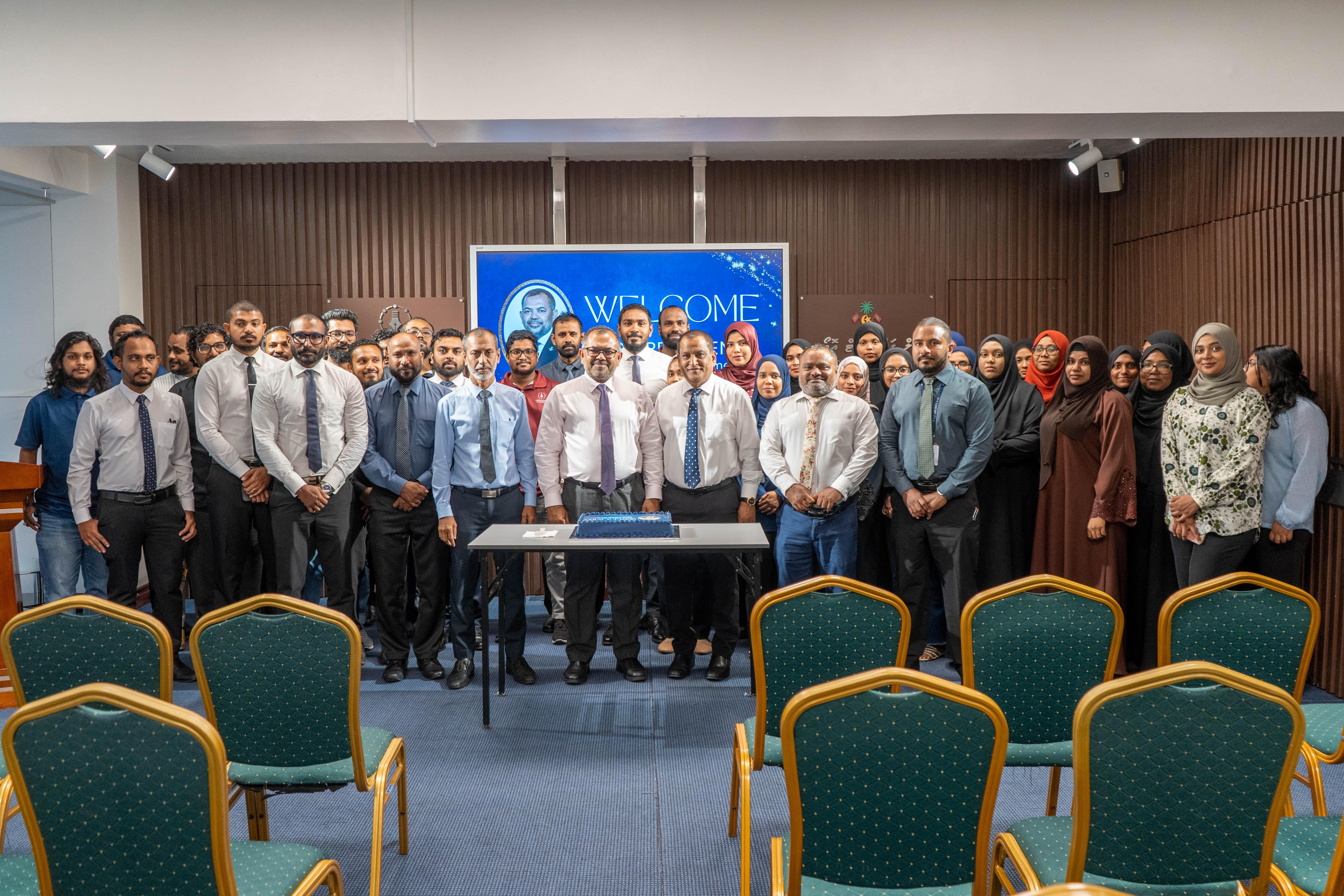 Welcoming LGA President Minister Moosa Zameer